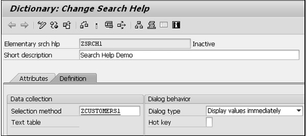 Hot key concepts for ABAP Search help