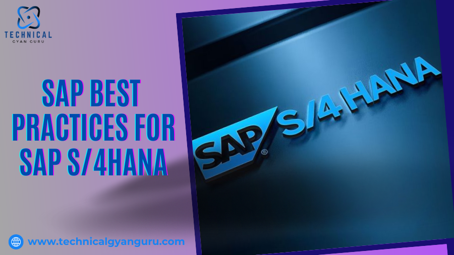 sap best practices for sap s/4hana