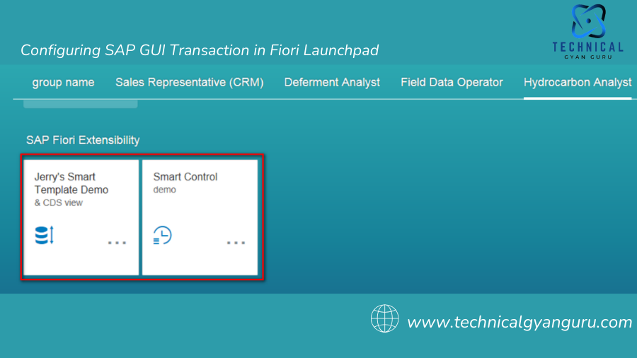 Configuring SAP GUI Transaction in Fiori Launchpad