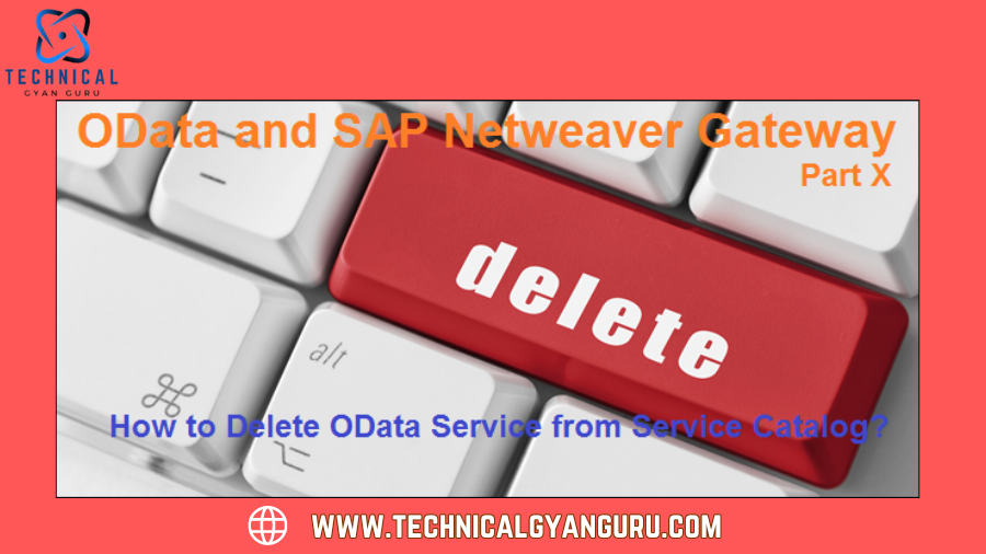 OData and SAP. Part IX- How to Delete OData Service from Service Catalog?