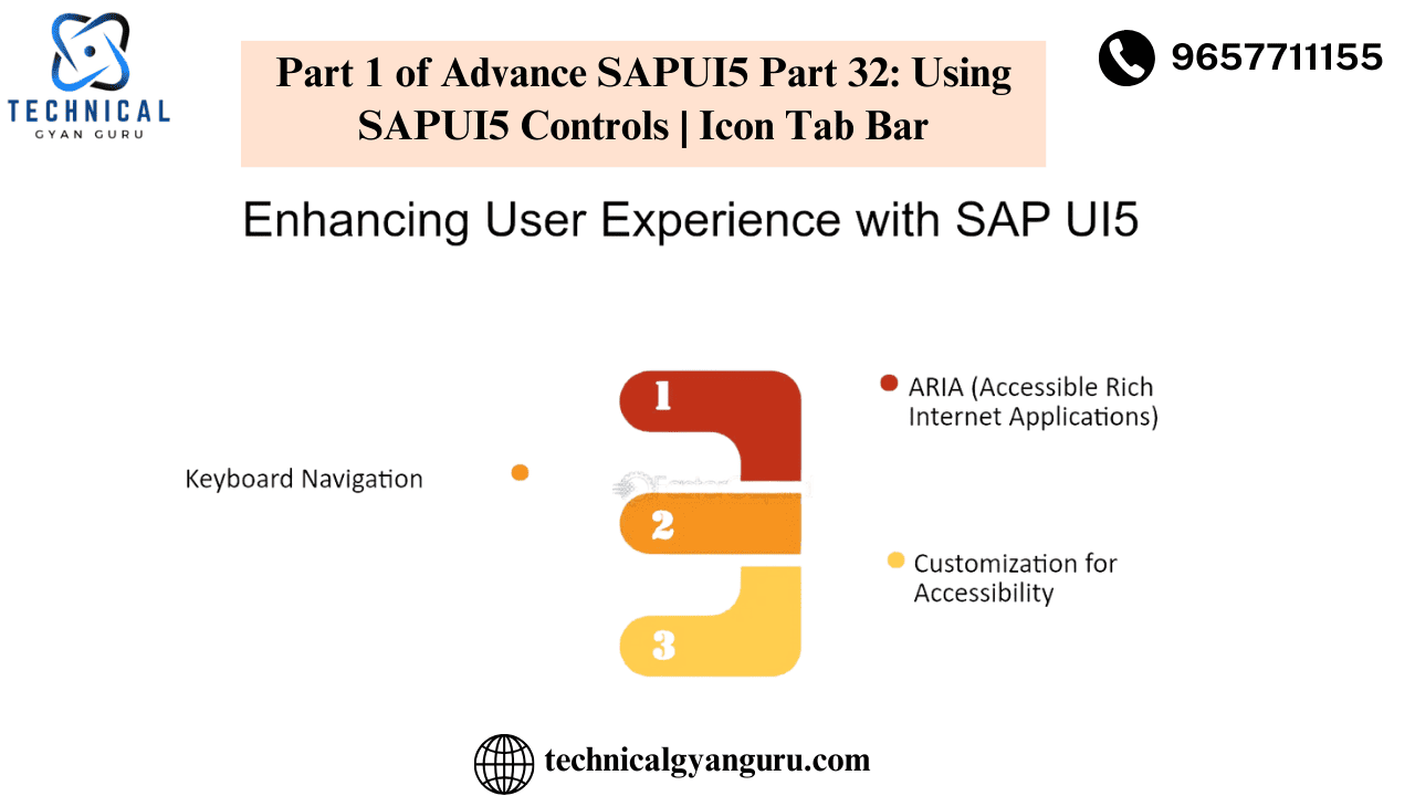 Part 1 of Advance SAPUI5 Part 32: Using SAPUI5 Controls | Icon Tab Bar