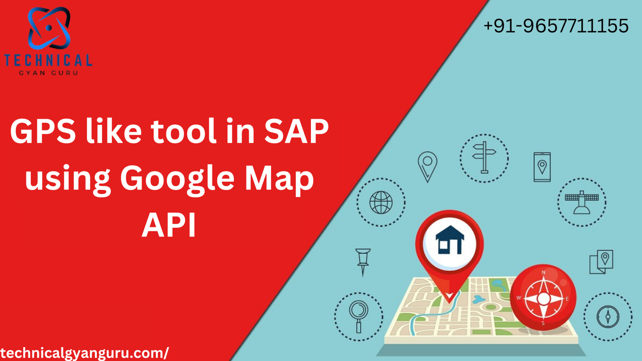 Complete Guide: GPS like tool in SAP using Google Map API