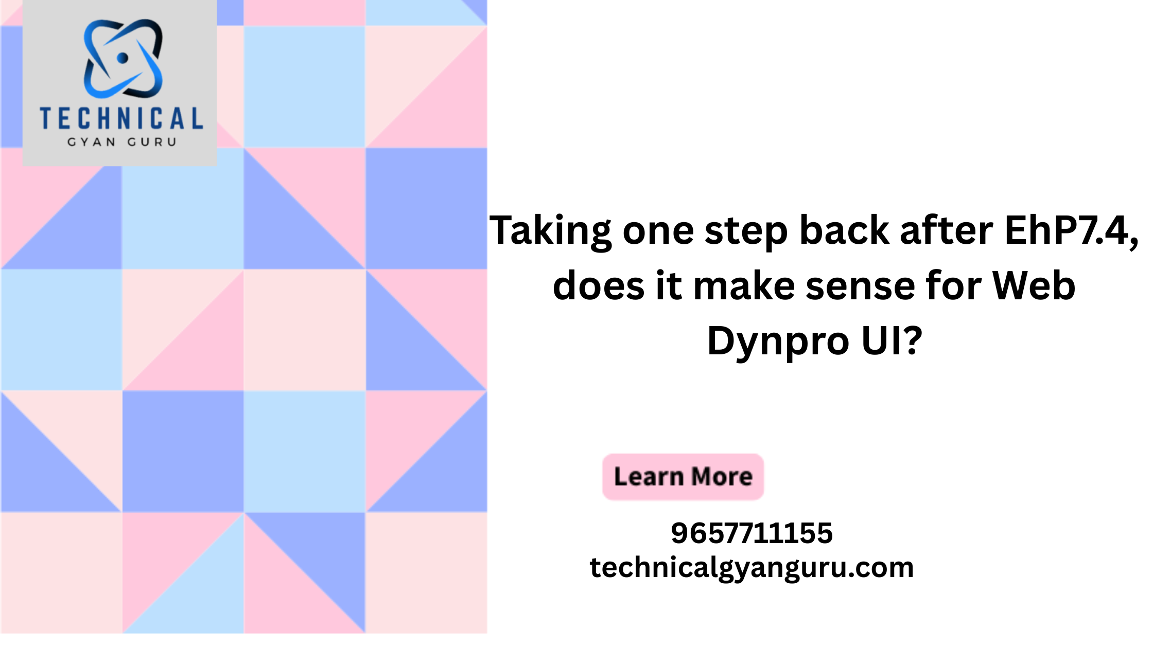 Taking one step back after EhP7.4, does it make sense for Web Dynpro UI?