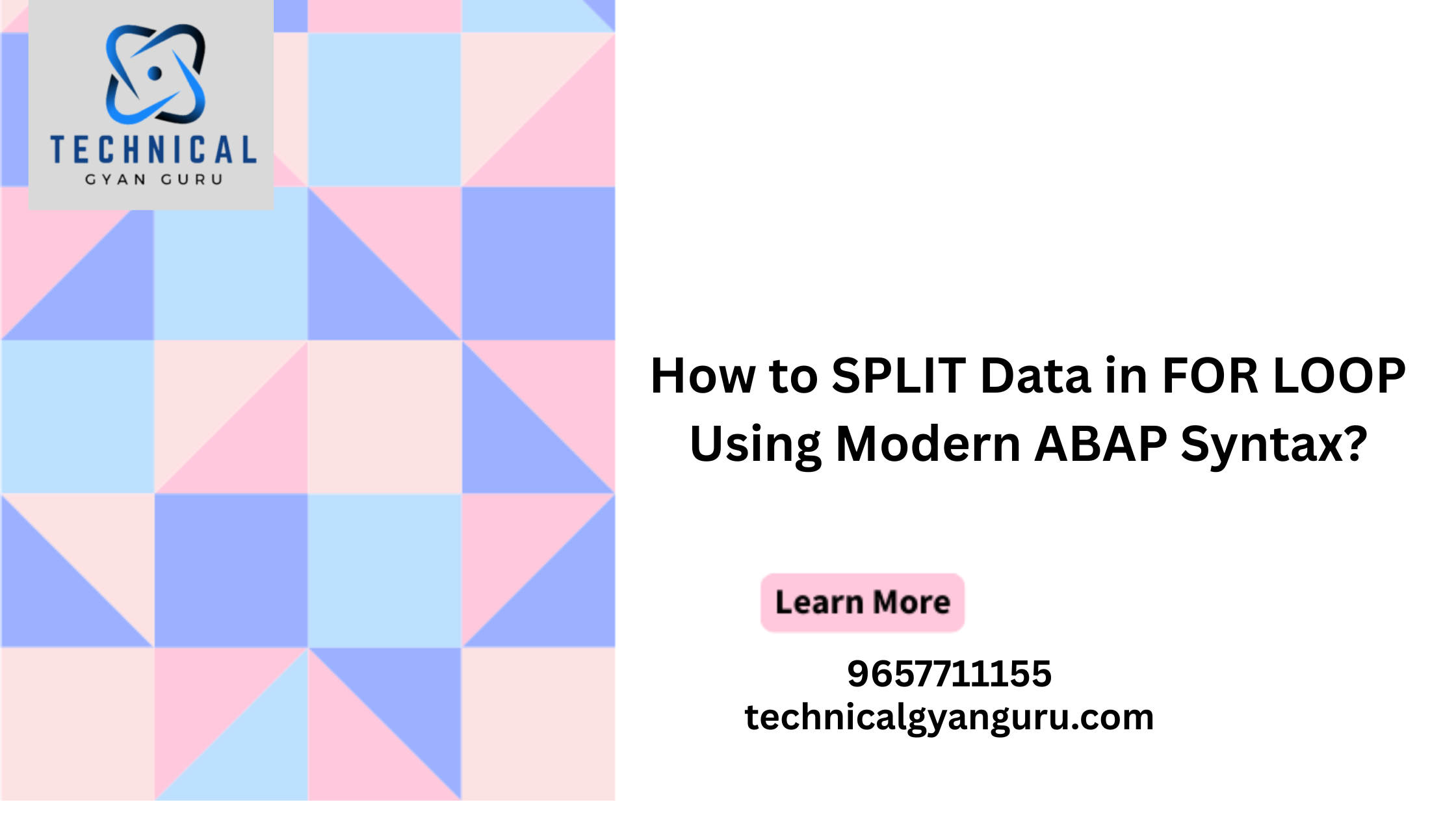 How to SPLIT Data in FOR LOOP Using Modern ABAP Syntax?