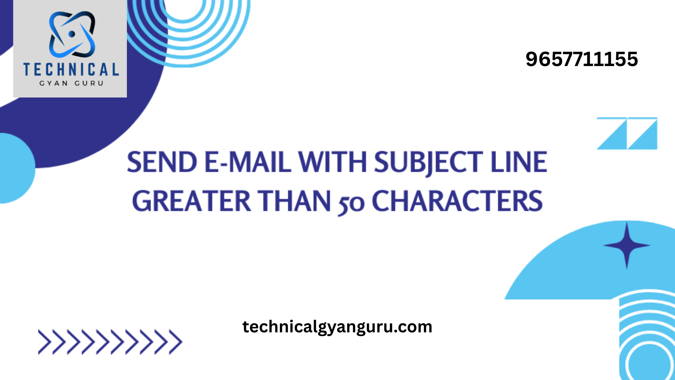 Send e-mail with subject line greater than 50 characters