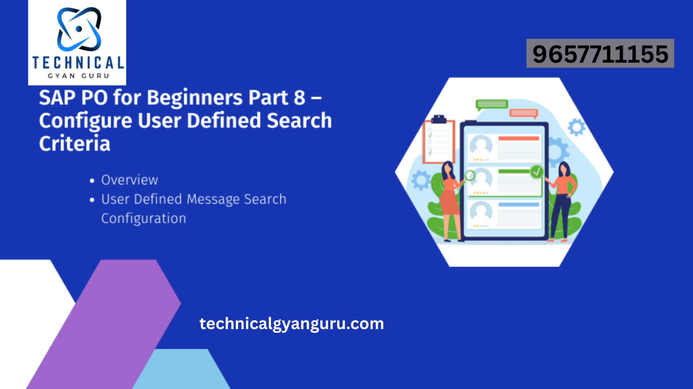 SAP PO for Beginners Part 8 – Configure User Defined Search Criteria