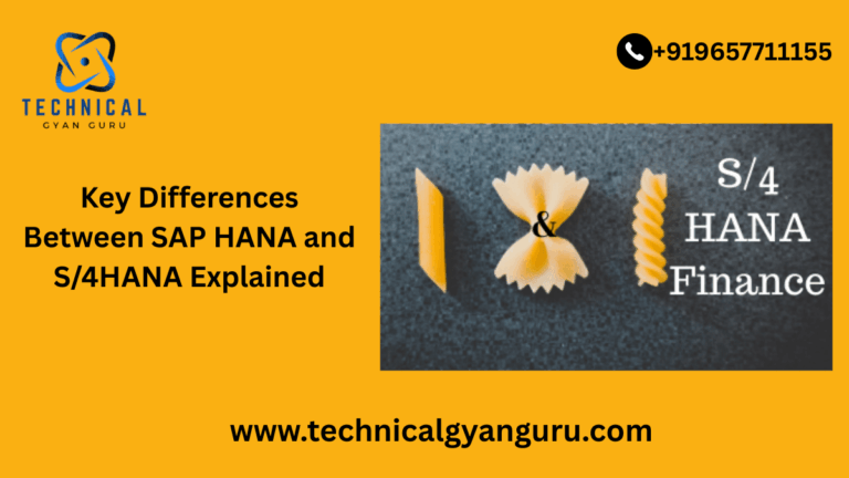 Key Differences Between SAP HANA and S/4HANA Explained