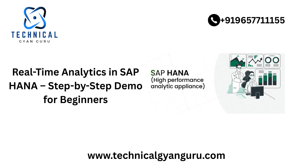 Real-Time Analytics in SAP HANA – Step-by-Step Demo for Beginners