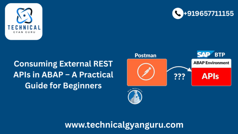 Consuming External REST APIs in ABAP – A Practical Guid...