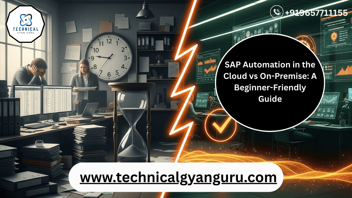 SAP Automation in the Cloud vs On-Premise: A Beginner-Friendly Guide