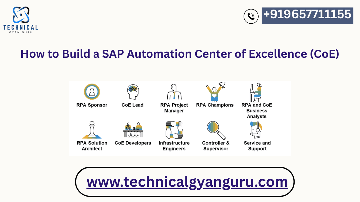 How to Build a SAP Automation Center of Excellence (CoE)