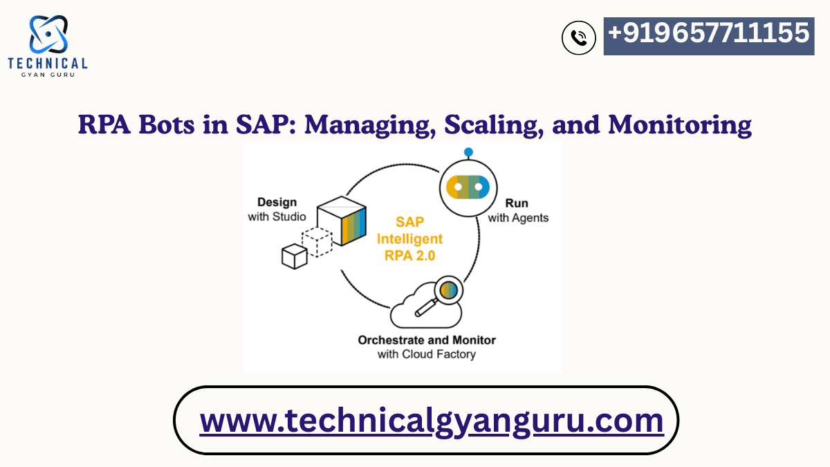 RPA Bots in SAP: Managing, Scaling, and Monitoring