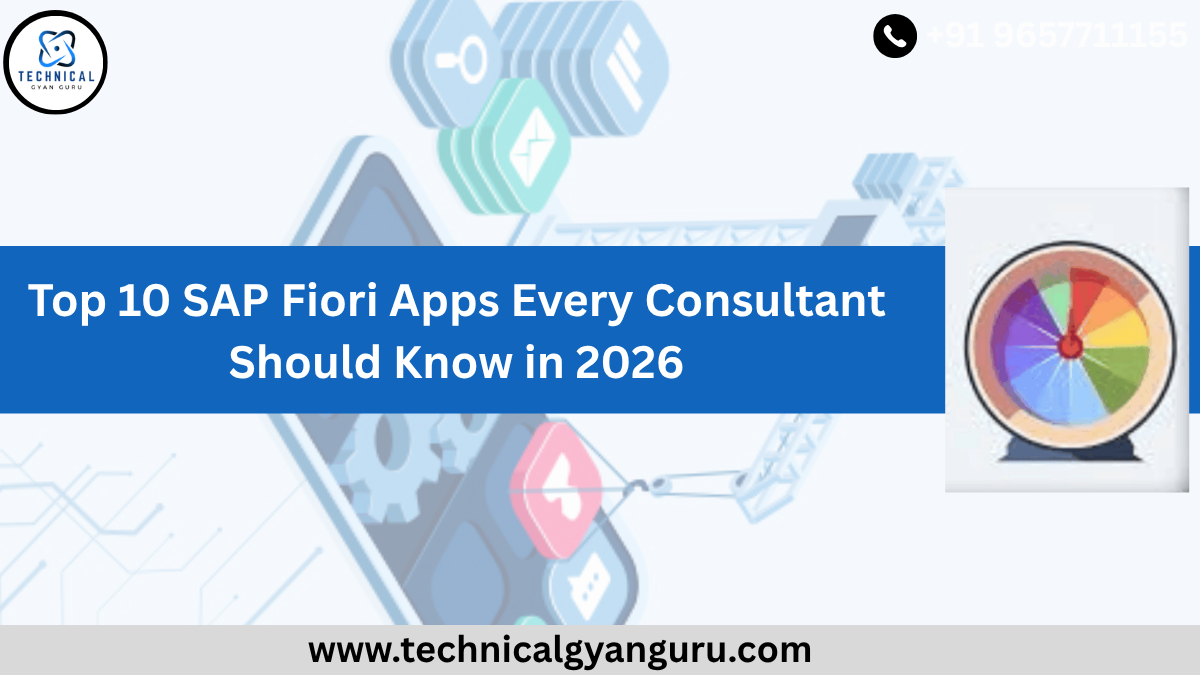 Top 10 SAP Fiori Apps Every Consultant Should Know in 2026