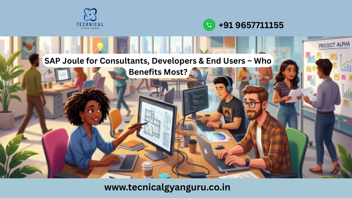 SAP Joule for Consultants, Developers & End Users – Who Benefits Most?