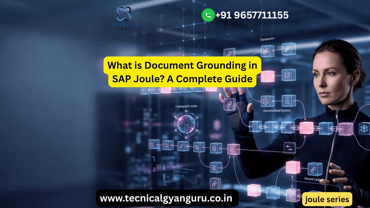 What is Document Grounding in SAP Joule? A Complete Guide