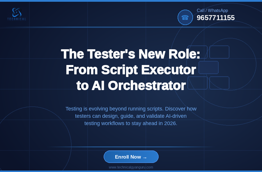 The Tester’s New Role: From Script Executor to AI Orchestrator
